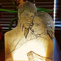 Personalized USB 3D Illusion Lamp